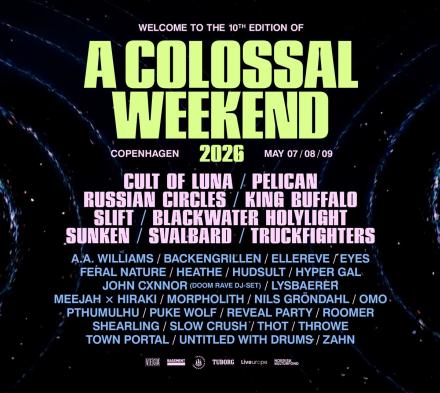 A Colossal Weekend-plakaten for 2026