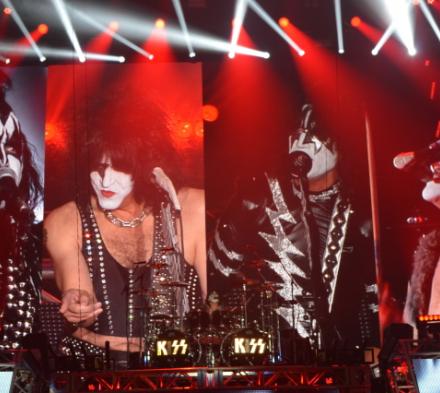 Kiss, billede fra Horsens 9 maj 2017